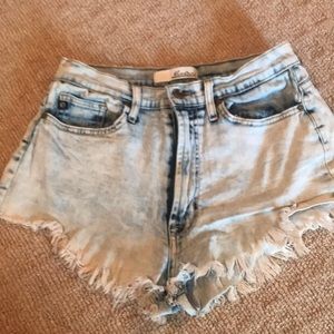 nasty gal high wasted shorts